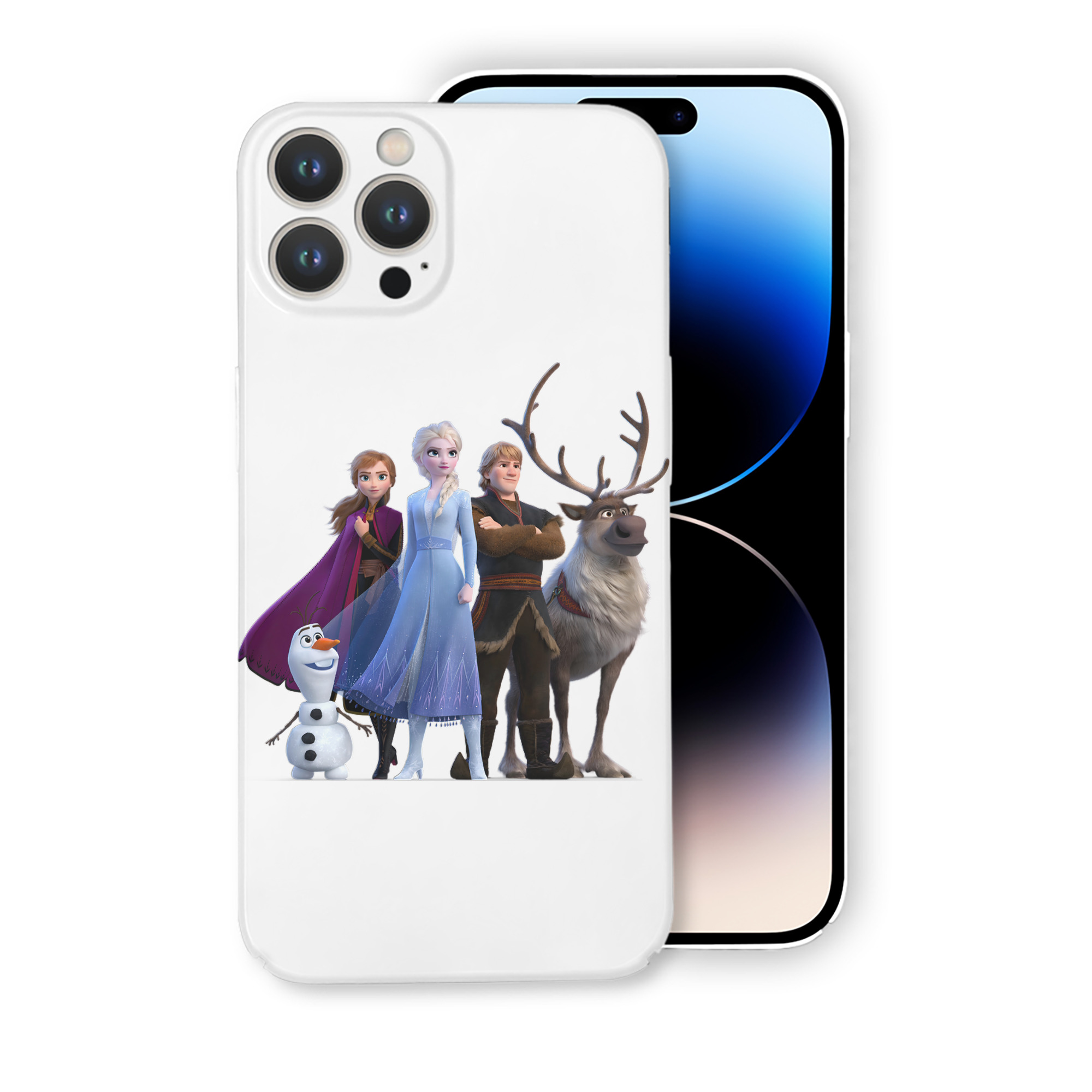 （画像用） アナと雪の女王 アンナ エルサ Frozen Anna Elsa 【iPhone 14シリーズ対応】ハードケース